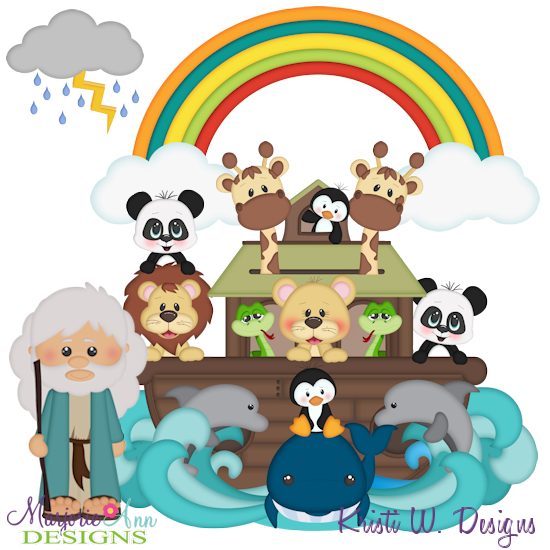 Noah's Ark SVG Cutting Files + Clipart - Click Image to Close
